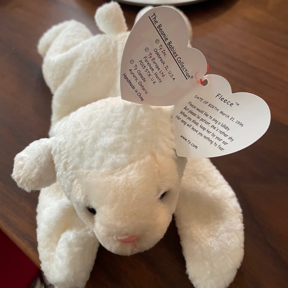 TY RETIRED BEANIE BABIES LOT OF 8 MINT WITH TAGS Gracie Swan,Fleece, Ants & More - Picture 5 of 6